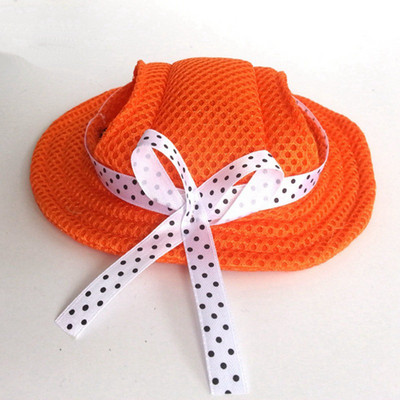 Mājdzīvnieki suņu cepure apaļām malām suņu cepure ar atverēm ausīm kucēnam kaķim sunim cilindriskā cepure Princeses cepure āra saules cepure Tīkla elpojoša viziera cepure