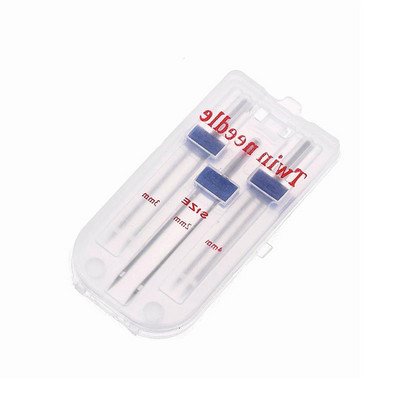 Új dupla ikertűs ráncos varrónyomótalp varrógéphez Méret 2/90 3/90 4/90 többfunkciós szerelvények