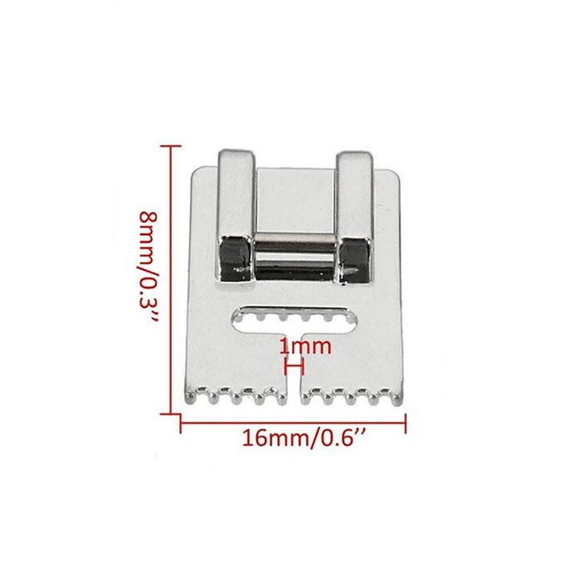 Új dupla ikertűs ráncos varrónyomótalp varrógéphez Méret 2/90 3/90 4/90 többfunkciós szerelvények