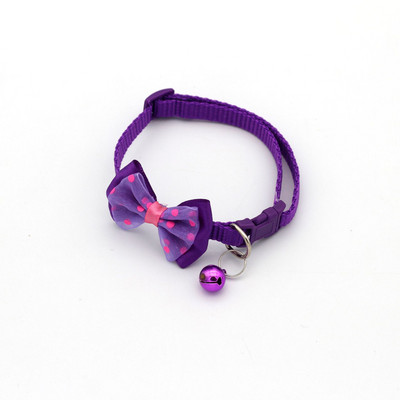 1Gb Jauka kaķa kakla siksna Maza kucēnu kaķa kaklasiksna Bow kaķēns Kaķu kaklasiksna Bowknot kaklarota ar zvaniņu suņiem Čivavas mājdzīvnieku piederumi