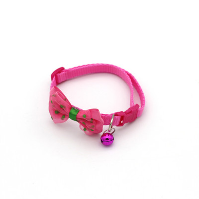 1Gb Jauka kaķa kakla siksna Maza kucēnu kaķa kaklasiksna Bow kaķēns Kaķu kaklasiksna Bowknot kaklarota ar zvaniņu suņiem Čivavas mājdzīvnieku piederumi