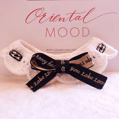 Pet Supoplie kaķa siekalu dvieļu bantīte Kittyt tērpi kaķu aksesuāri rudens ziemas suņa kakls Kaķenes kakla siksna Maza suņa kakla siksna