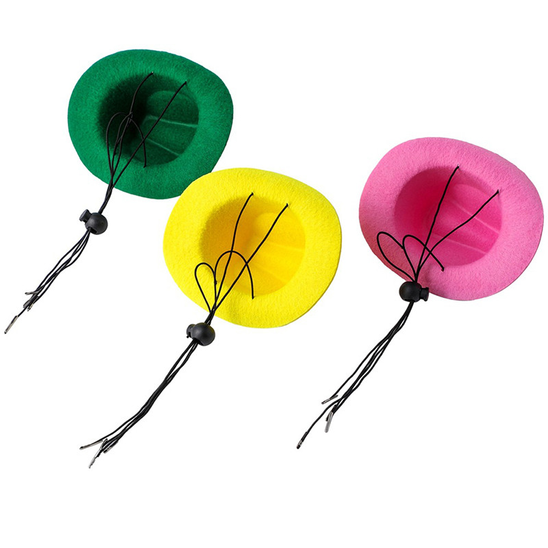 Mājdzīvnieku modes kovboju cepures cepures Mīkstas, ērtas galvassegas Mājdzīvnieku aksesuāri Fotorekvizīti maziem un vidējiem suņiem Kaķiem Mājdzīvnieku aksesuāri