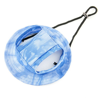 Āra kucēnu mājdzīvnieku cepures Suņu aksesuāri lieliem suņiem Jauki, kaklasaiti krāsoti kokvilnas mazi suņu cepures Kaķu apaļa cepure Mājdzīvnieku kopšanas Saģērbt Cepure