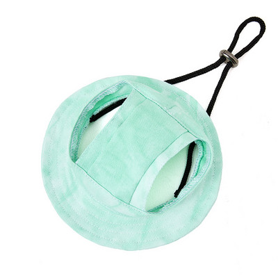 Kisállat sapkás kutyakalap füllyukakkal, kerek karimájú Princess sapka napellenzős sapka kisállat kutyahálós porózus sapka napvédelemhez szabadtéri túrázáshoz