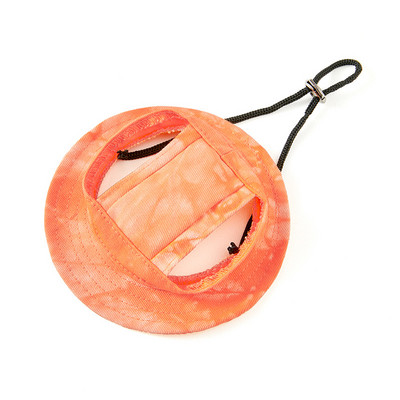 Kisállat sapkás kutyakalap füllyukakkal, kerek karimájú Princess sapka napellenzős sapka kisállat kutyahálós porózus sapka napvédelemhez szabadtéri túrázáshoz