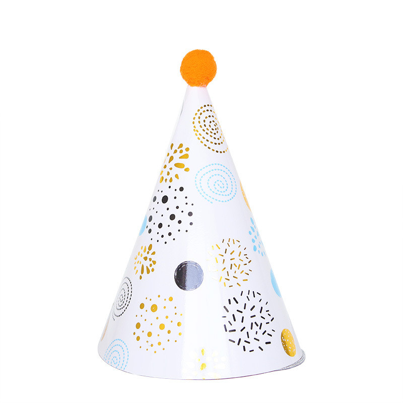 1 vnt. Linksmo gimtadienio vakarėlio kepuraitės taškinės „pasidaryk pats“ vakarėlio kūgio kepuraitės Kepuraitės berniukui mergaitėms vaikams Kūdikių vakarėliams gimtadienio šventės dekoravimo dovanos
