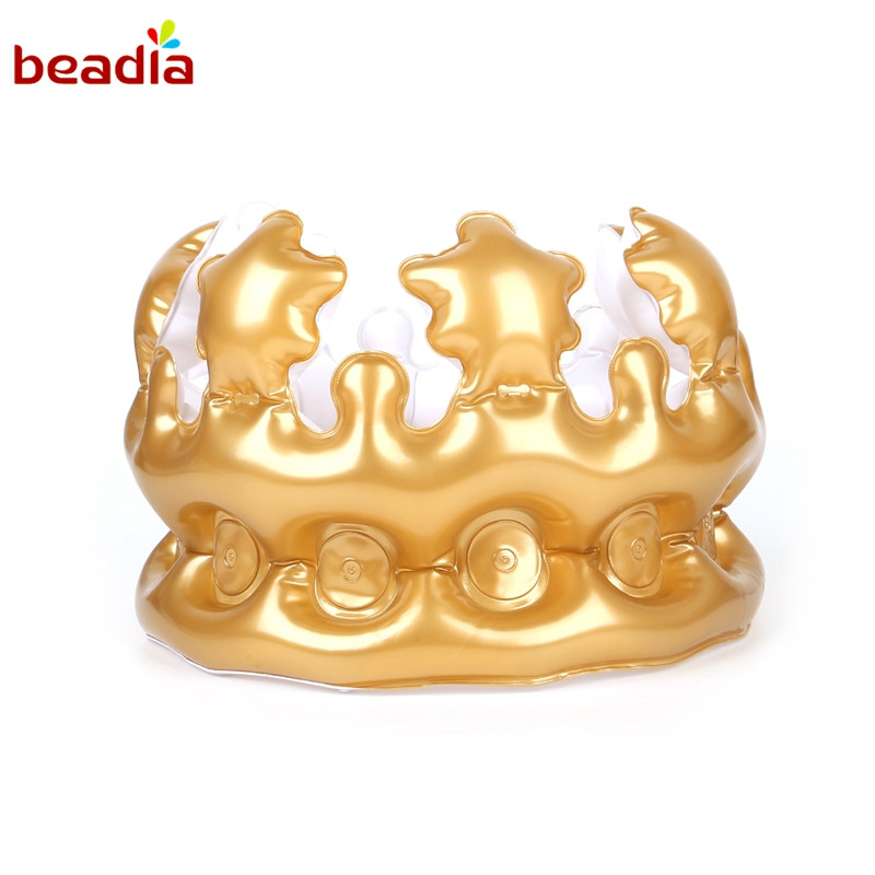 Jaunums 20 cm, radoši, personalizēti piepūšamās kronis piepūšamās cepures ballīšu piederumi skatuves rekvizīti Bērnu dzimšanas dienu ballīšu piederumi