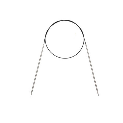 40/100 cm-es kör alakú kötőtűk fémtűk rozsdamentes acél horgolótűk barkácsolás kézműves szövés kézimunka kellékek varrótűk