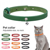 Kisállat kutya nyakörv csengő marhabőr nyakörv macskáknak kutyák nyaklánc macska cica nyakörv kisállat nyaklánc perro ошейник для собак
