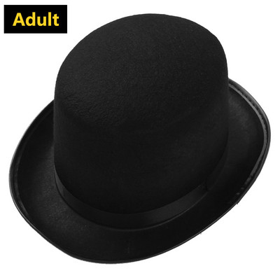 Felnőtt Gyerekek Gyermek Bűvész Kalapok Álarcos Cirkusz Ringmaster Cosplay Halloween jelmez Party Születésnapi karneváli cilinder sapka