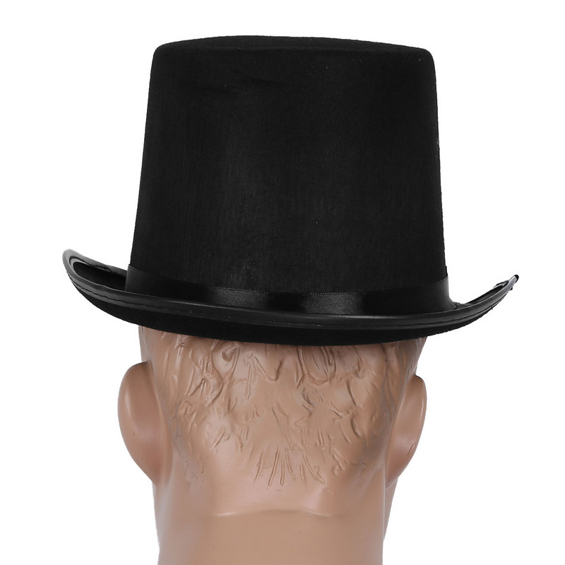 Felnőtt Gyerekek Gyermek Bűvész Kalapok Álarcos Cirkusz Ringmaster Cosplay Halloween jelmez Party Születésnapi karneváli cilinder sapka