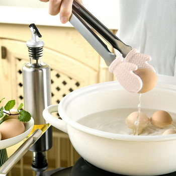 Μαγκάκια κουζίνας σιλικόνη Tong τροφίμων από ανοξείδωτο ατσάλι Εργαλεία σαλάτας μπάρμπεκιου Αντιολισθητικό κλιπ μαγειρέματος Σφιγκτήρας κλιπ ψωμιού Αξεσουάρ κουζίνας