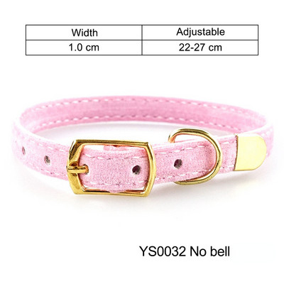 Háziállat nyakörv macska nyakörv Bell plüss anyagból állítható nyakörv kis közepes méretű kutyáknak Cica nyakörv Kismacska kiegészítők