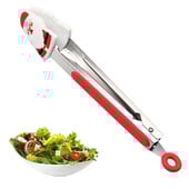 Ēdienu gatavošanai Karstumizturīgas knaibles Garās grila knaibles Neslīdošs rokturis Nerūsējošais tērauds Cepts bārbekjū saspraude Salāti Maizes skava Virtuves instrumenti