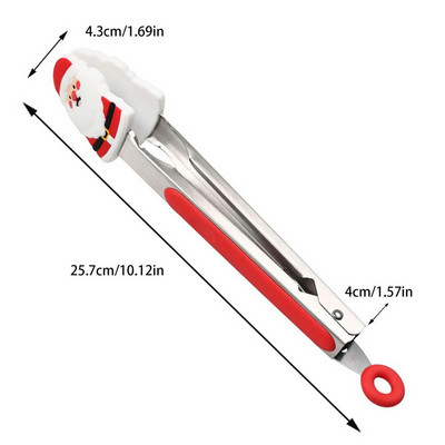 Ēdienu gatavošanai Karstumizturīgas knaibles Garās grila knaibles Neslīdošs rokturis Nerūsējošais tērauds Cepts bārbekjū saspraude Salāti Maizes skava Virtuves instrumenti