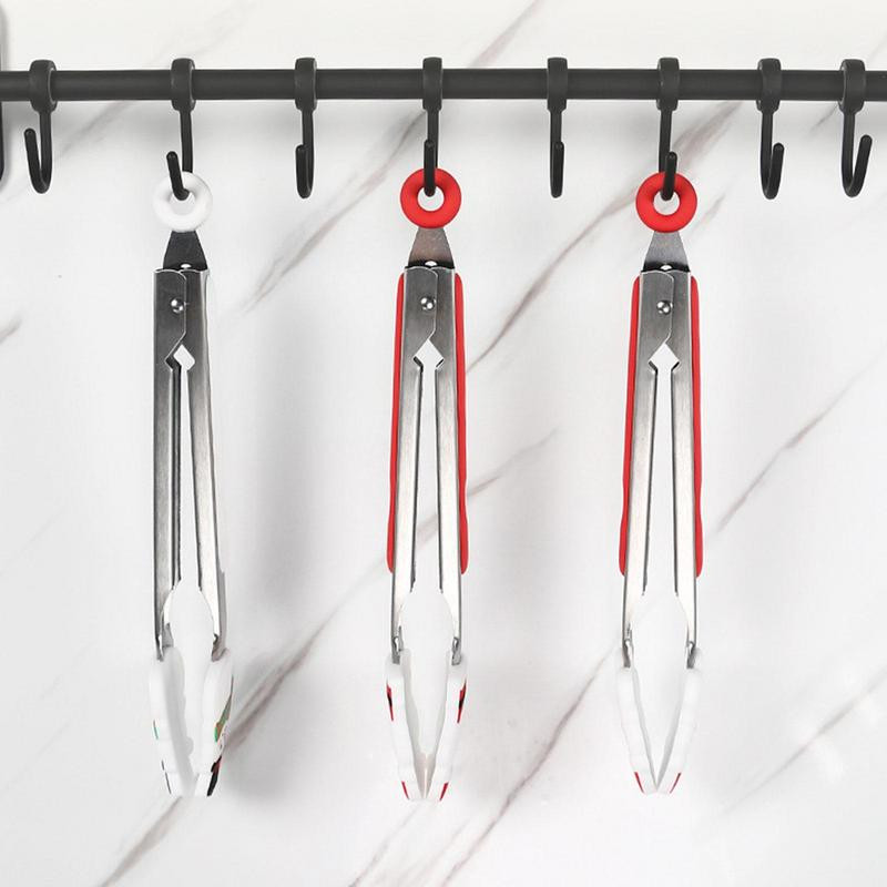 Ēdienu gatavošanai Karstumizturīgas knaibles Garās grila knaibles Neslīdošs rokturis Nerūsējošais tērauds Cepts bārbekjū saspraude Salāti Maizes skava Virtuves instrumenti