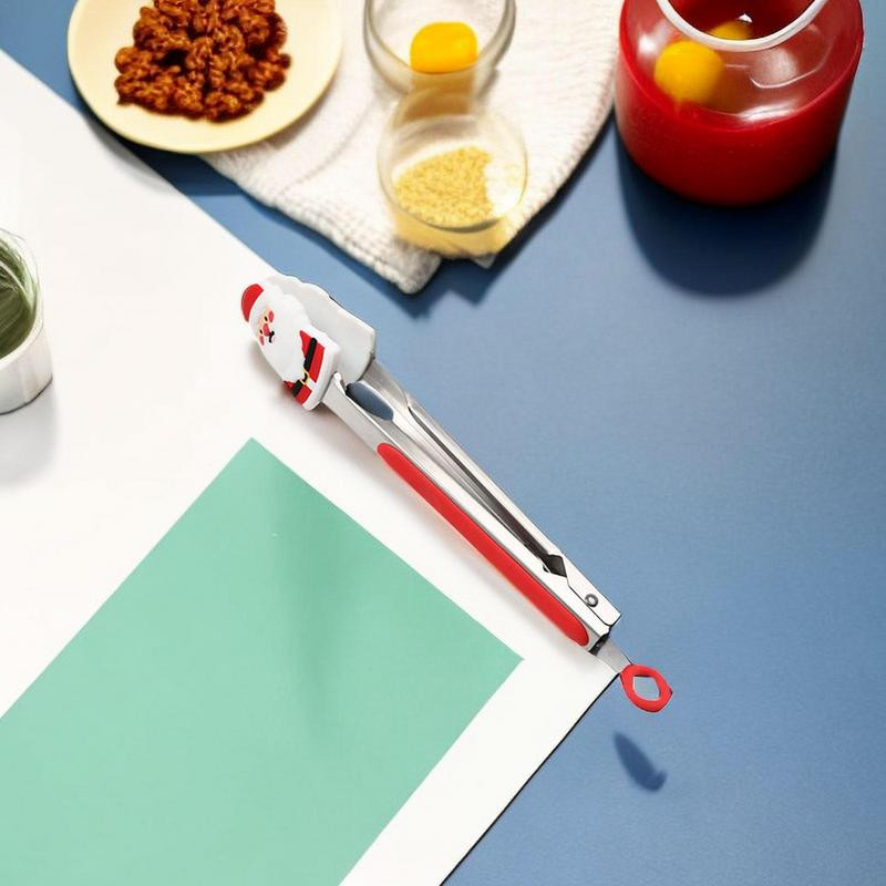 Ēdienu gatavošanai Karstumizturīgas knaibles Garās grila knaibles Neslīdošs rokturis Nerūsējošais tērauds Cepts bārbekjū saspraude Salāti Maizes skava Virtuves instrumenti