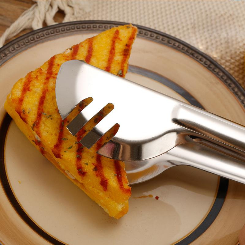 Roostevabast terasest toiduserveerimistangid suhkru jääkuubiku tangid Metallist köögitoidu serveerimistangid Klipp Teeõhtubaar Köögitarvikud