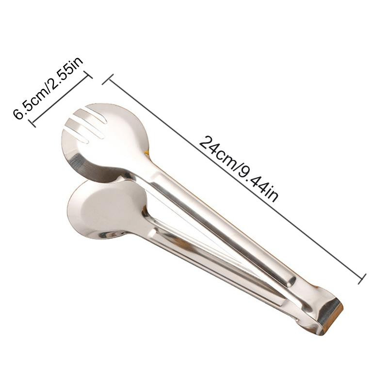 Roostevabast terasest toiduserveerimistangid suhkru jääkuubiku tangid Metallist köögitoidu serveerimistangid Klipp Teeõhtubaar Köögitarvikud