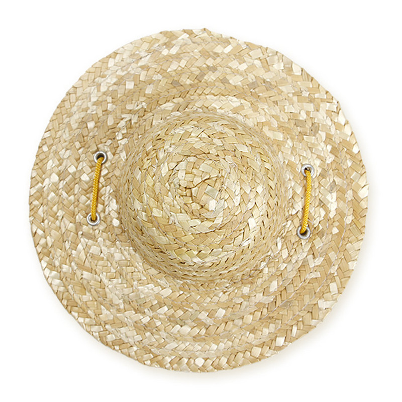 2019 Fashion Summer 1gb Mājdzīvnieku suns Kaķis Forša salmu cepure Saules cepures kucēnu piederumi Havaju salu stila mājdzīvnieku aksesuāri Suņi Kaķi Cepures