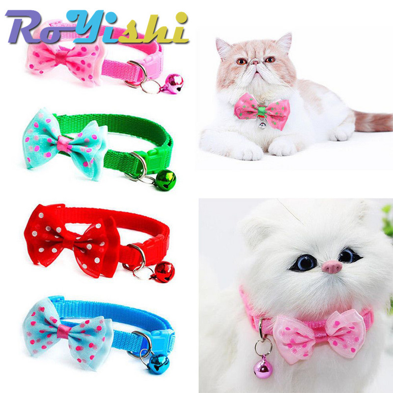 2db/csomag Állítható kutya macska csokornyakkendő biztonsági csatos nyakörv nejlon nyaklánc kiskutyákhoz, ünnepi parti kisállatkellékekhez