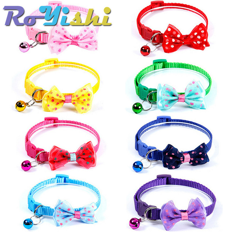 2db/csomag Állítható kutya macska csokornyakkendő biztonsági csatos nyakörv nejlon nyaklánc kiskutyákhoz, ünnepi parti kisállatkellékekhez