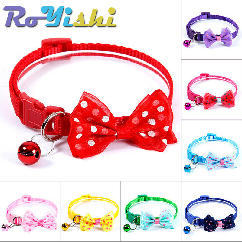 2db/csomag Állítható kutya macska csokornyakkendő biztonsági csatos nyakörv nejlon nyaklánc kiskutyákhoz, ünnepi parti kisállatkellékekhez