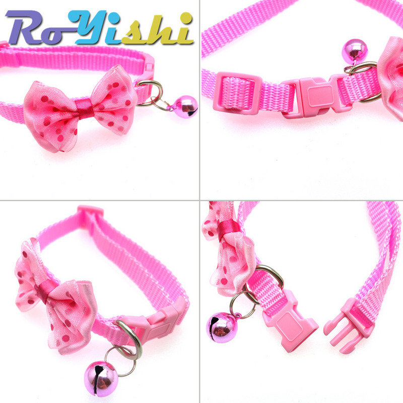 2db/csomag Állítható kutya macska csokornyakkendő biztonsági csatos nyakörv nejlon nyaklánc kiskutyákhoz, ünnepi parti kisállatkellékekhez
