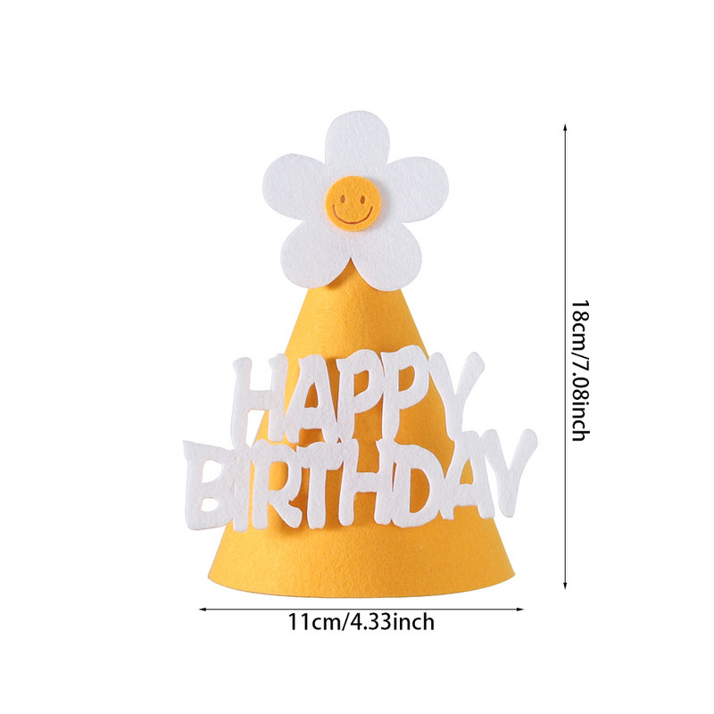 Jaukas margrietiņu cepures meitenes bērniem dzimšanas dienas ballītes cepures margrietiņu tematiskās ballītes dekorācijas kāzu 1. dzimšanas dienas bērnu dušas foto rekvizīti