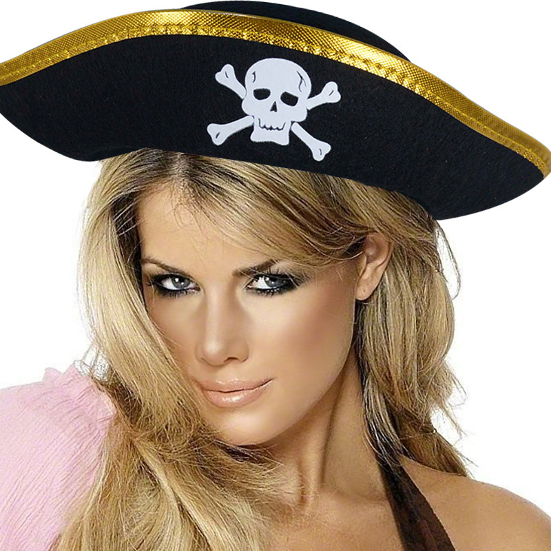 Παιδικό καπέλο πειρατών για ενήλικες Halloween Masquerade Captain Cosplay Στολή Καπέλο Καπέλο Πειρατής Θέμα Halloween Party Hat Performance Prop