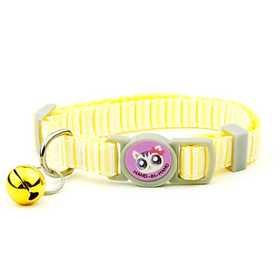 3 gab./partija Kaķu kaklasiksna Breakaway, droši regulējami mājdzīvnieku piederumi kaķēnu kaulu svītras kucēnu kaķiem kaklarota mājdzīvnieku aksesuāri