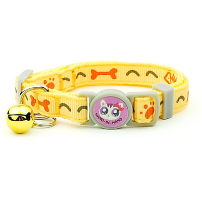 3 gab./partija Kaķu kaklasiksna Breakaway, droši regulējami mājdzīvnieku piederumi kaķēnu kaulu svītras kucēnu kaķiem kaklarota mājdzīvnieku aksesuāri