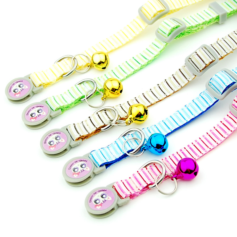 3 gab./partija Kaķu kaklasiksna Breakaway, droši regulējami mājdzīvnieku piederumi kaķēnu kaulu svītras kucēnu kaķiem kaklarota mājdzīvnieku aksesuāri