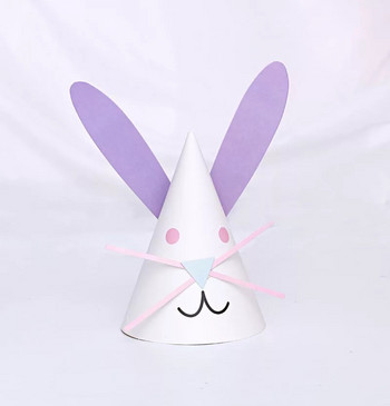 4 τμχ 1 2 3 Καπέλα γενεθλίων Cute Rabbit Crown 1ο καπέλο γενεθλίων Νεογέννητο μωρό Γενέθλια κεφαλόδεσμος 1 έτους Διακοσμήσεις για πάρτι γενεθλίων