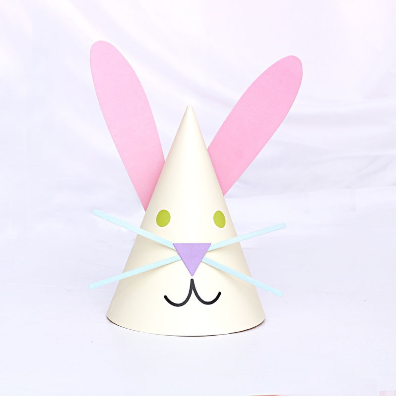 4db 1 2 3 Születésnapi sapkák Aranyos nyúl korona 1. születésnapi sapka Újszülött születésnapi fejpánt 1 éves születésnapi parti díszek