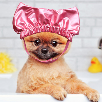 Καουμπόικο καπέλο για γάτες Κράνη κατοικίδιων ζώων για μικρό σκύλο για λήψη λουράκι ντους με καπέλο κατοικίδιων ζώων με ρυθμιζόμενο σταθερό για σκύλους σκληρό καπέλο για γάτα