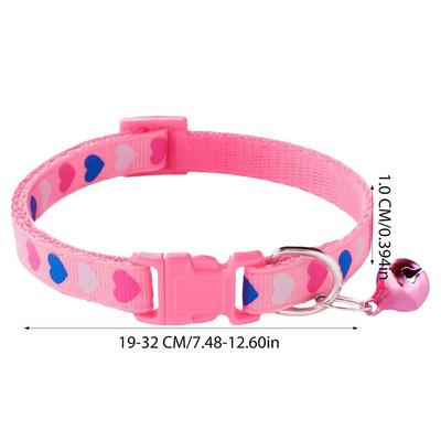 Mājdzīvnieku kaklasiksnas suņiem Modes noņemama mājdzīvnieka kaķa kakla siksna krāsains raksts jauks zvaniņš regulējamas kaklasiksnas kaķēnam suņa kucēnam