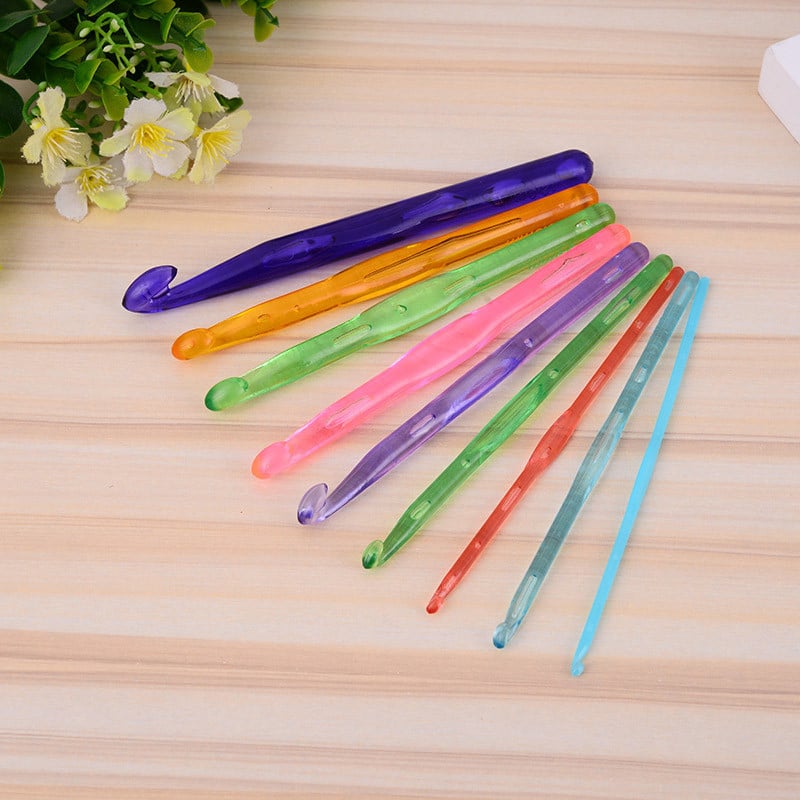 9 tk/komplekt Heegelnõelad Kudumisvardad Kudumis Varraste Komplekt Kudumistööriistad 3-12mm TS1