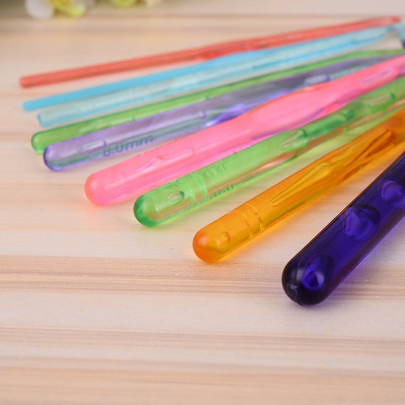 9 tk/komplekt Heegelnõelad Kudumisvardad Kudumis Varraste Komplekt Kudumistööriistad 3-12mm TS1