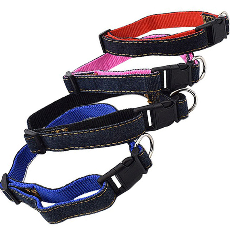 Κολιέ για σκύλους γάτας Κολιέ τζιν για κατοικίδιο κουτάβι γατάκι Ρυθμιζόμενο κολάρο για σκύλους Εξάρτημα για σκύλους Προμήθειες για γάτες Αξεσουάρ σκύλου