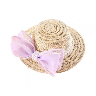 Jauna salmu cepure Kaķu suns Vasaras saulessargs Salmu cepure mājdzīvnieku kucēniem Aksesuāri Maza suņa cepure Salda bantīšu cepure kaķiem Mājdzīvnieku cepures