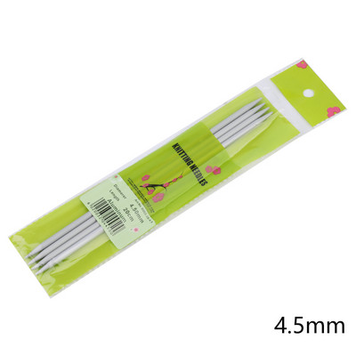 20cm 4τμχ/Σετ ίσιες κυκλικές βελόνες πλεξίματος Αλουμινένιο κροσέ διπλές βελόνες πλεξίματος για εργαλεία πλέξης πουλόβερ