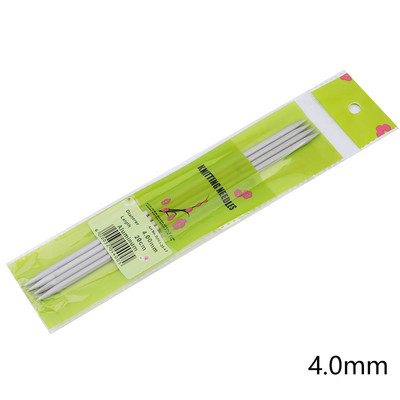 20cm 4τμχ/Σετ ίσιες κυκλικές βελόνες πλεξίματος Αλουμινένιο κροσέ διπλές βελόνες πλεξίματος για εργαλεία πλέξης πουλόβερ