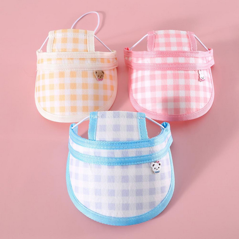 1vnt. Lauko šunų kepurė šuniuko priežiūrai, puošniai apsirengti kepurė naminiams gyvūnėliams kepurė nuo saulės naminių gyvūnėlių galvos apdangalų reguliavimas beisbolo kepurė su atmerktomis ausimis kačiukas 강아지