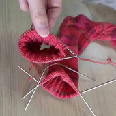 3Gb 21cm Apļveida adata Apļveida adāmadata ar Magic Coil adatu zeķu šūšanai Šalle Džemperis 2/2.5/3/3.5/4/4.5/5MM