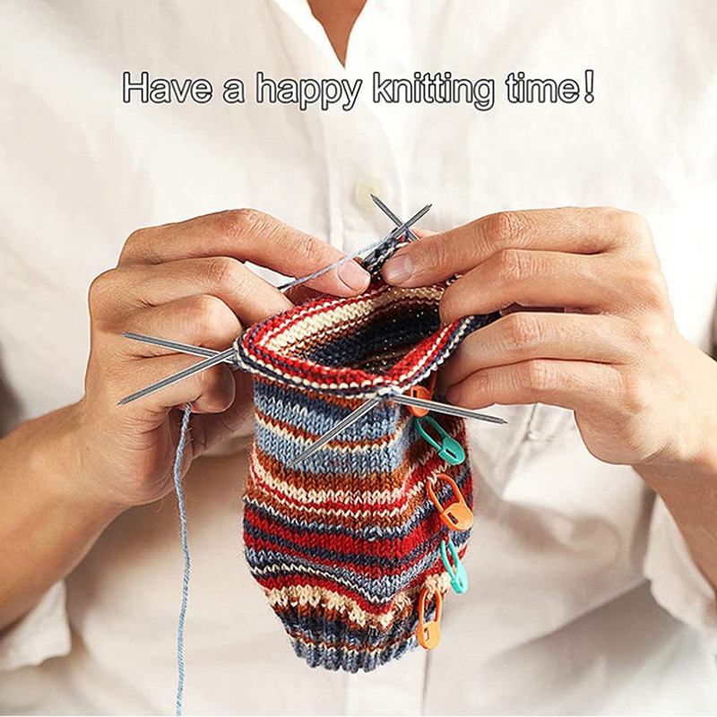 3Gb 21cm Apļveida adata Apļveida adāmadata ar Magic Coil adatu zeķu šūšanai Šalle Džemperis 2/2.5/3/3.5/4/4.5/5MM