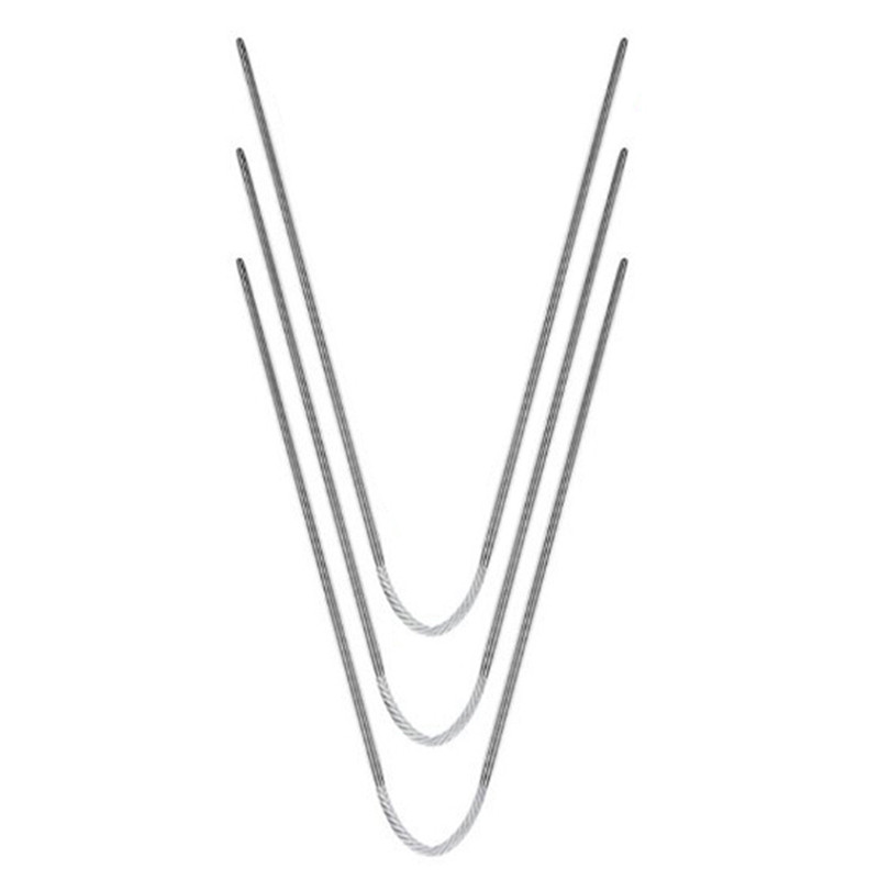 3Gb 21cm Apļveida adata Apļveida adāmadata ar Magic Coil adatu zeķu šūšanai Šalle Džemperis 2/2.5/3/3.5/4/4.5/5MM