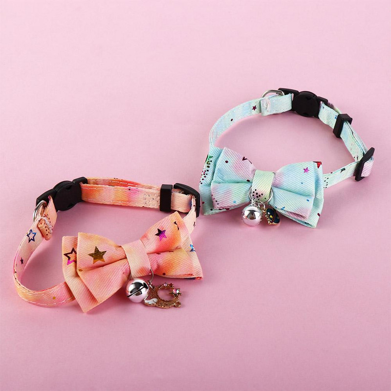 Apģērbs Suņiem Kaķiem Suņiem Kakla siksna Saģērbt ar Kulonu Zvanu Suņu Kaklarota Kaķiem Apkakles Piederumi mājdzīvniekiem Dekoratīvie materiāli