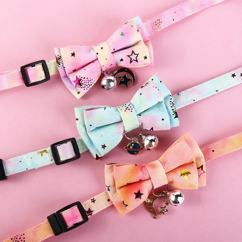 Apģērbs Suņiem Kaķiem Suņiem Kakla siksna Saģērbt ar Kulonu Zvanu Suņu Kaklarota Kaķiem Apkakles Piederumi mājdzīvniekiem Dekoratīvie materiāli